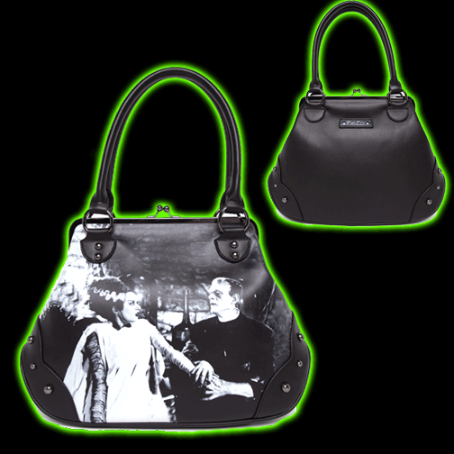 We Belong Dead Bride of Frankenstein Kisslock Handbag