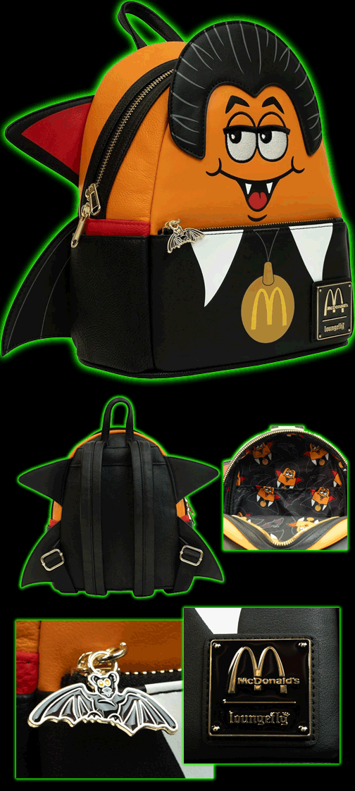 Loungefly McDonalds Vampire McNugget Mini Backpack