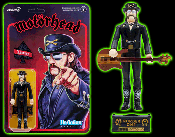 MOTORHEAD LEMMY MODERN COWBOY REACTION FIGURE