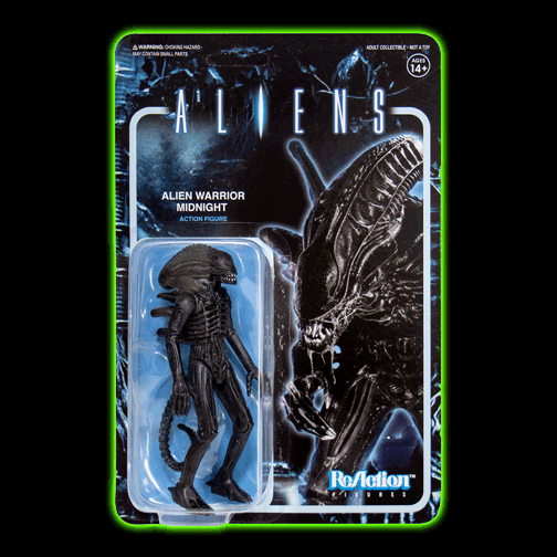 Aliens ReAction Figure – Alien Warrior A (Midnight Black)