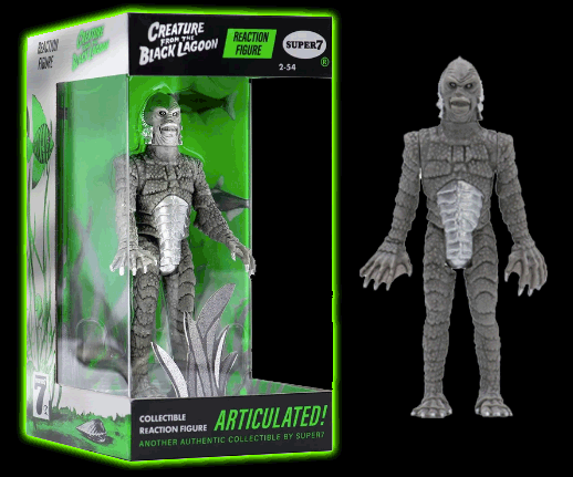 Universal Monsters - Creature From the Black Lagoon (Silver Screen) ReAction Figure