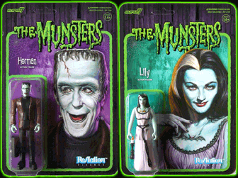 Herman and Lily Munster ReAction Figure Set