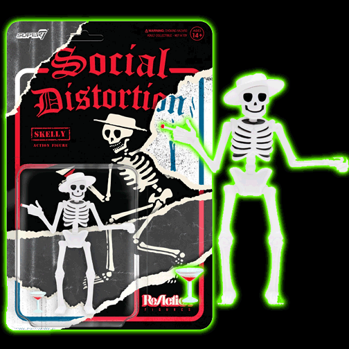 Social Distortion ReAction Figure - Skelly