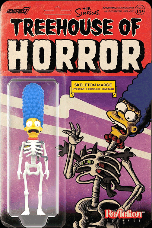 The Simpsons Treehouse of Horror Skeleton Marge Reaction Figure