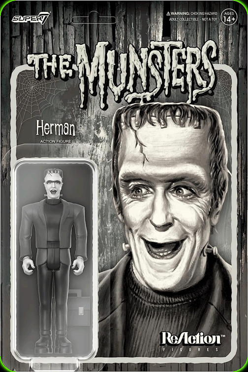 Munsters Herman (Grayscale) Reaction Figure