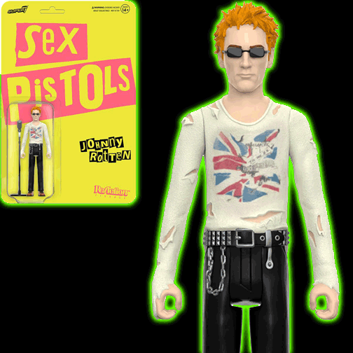Sex Pistols Johnny Rotten 3 3/4-inch ReAction Figure
