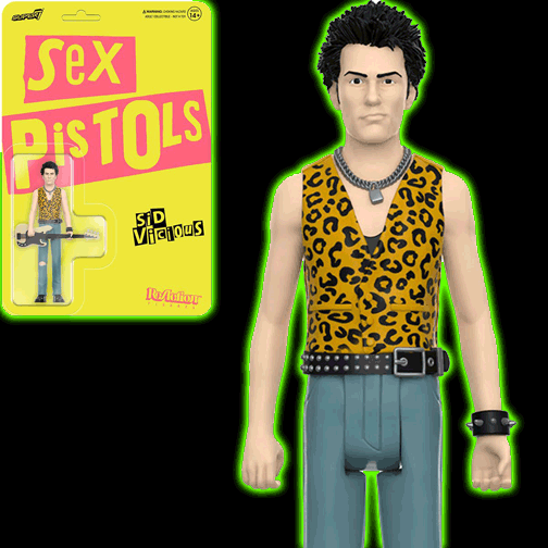 Sex Pistols Sid Vicious 3 3/4-inch ReAction Figure