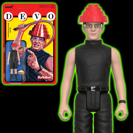 Devo Whip It Mark Mothersbaugh 3 3/4-Inch ReAction Figure