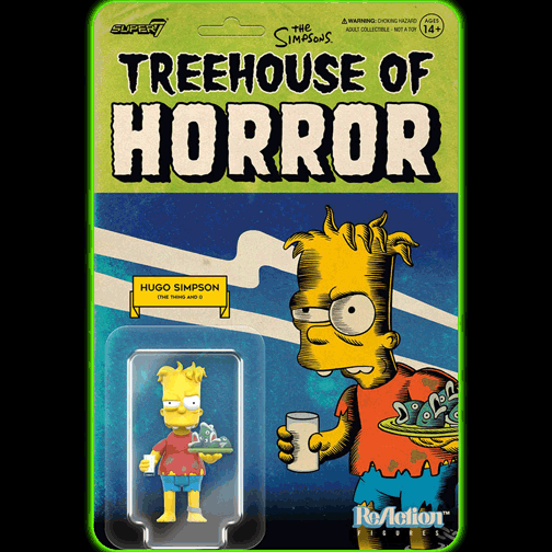 The Simpsons Treehouse of Horror Hugo Simpson 3 3/4-Inch ReAction Figure