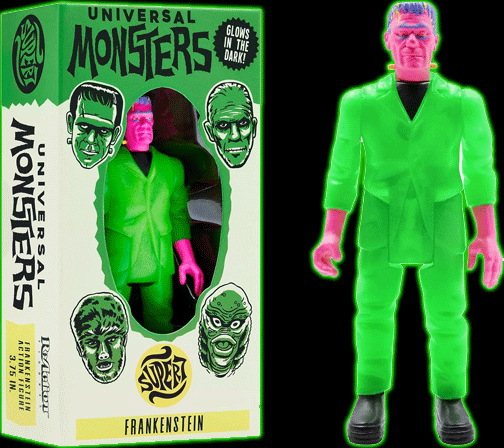 Super7 Universal Monsters Frankenstein (Glow in The Dark Costume Colors)