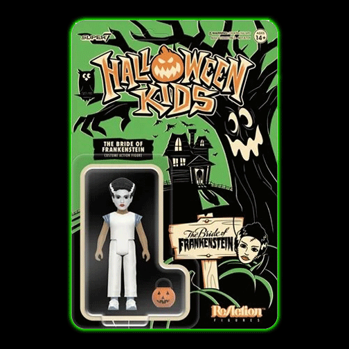 BRIDE OF FRANKENSTEIN GIRL HALLOWEEN KIDS REACTION FIGURE