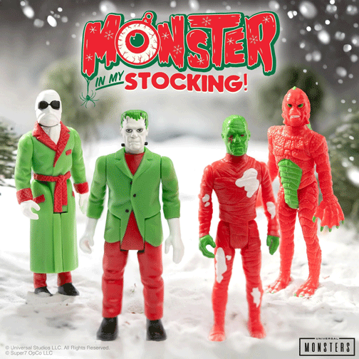 Monster In My Stocking Universal Monsters ReAction Blind Box Wave 1