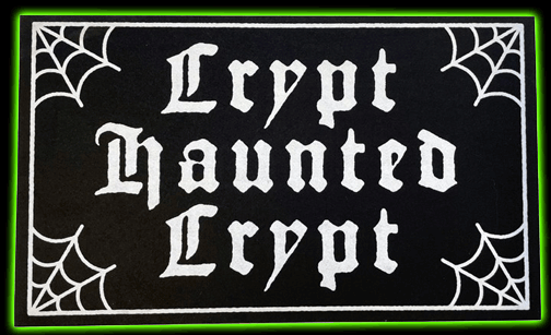 CRYPT HAUNTED CRYPT DOORMAT