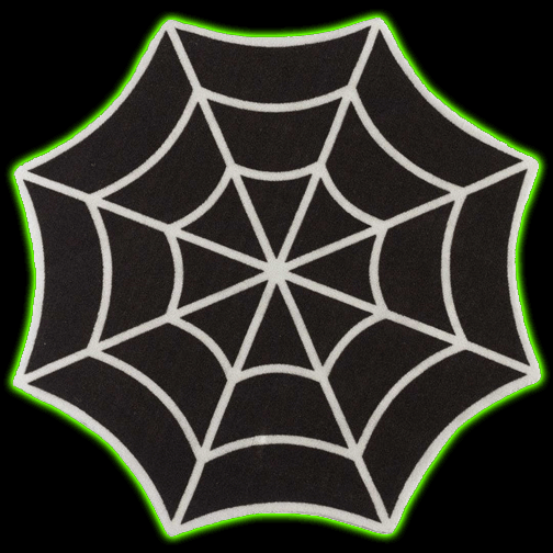 ROUND SPIDERWEB RUG