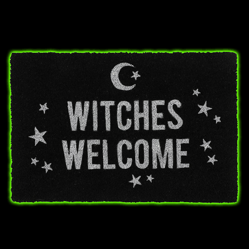 'WITCHES WELCOME' DOOR MAT
