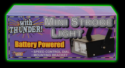 Mini LED Strobelight With Thunder Sound Effect