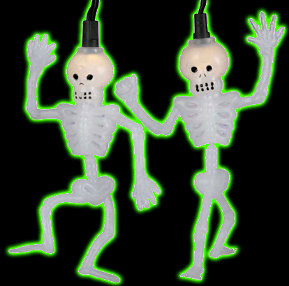 Dancing Skeleton String Light Set