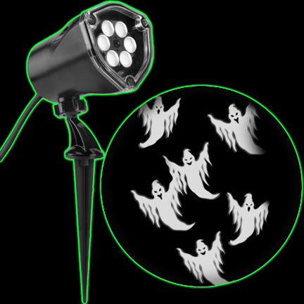 Ghosts LED Light Show Whirl A Motion Projector