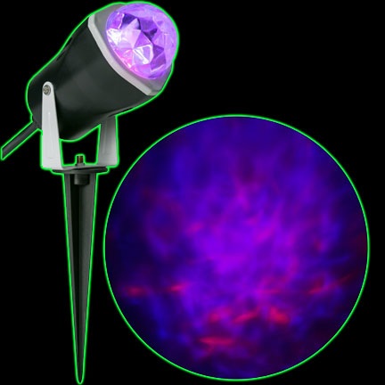 Fire And Ice PURPLE & ORANGE LED Light Show Projector