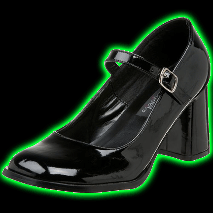 Black Patent Mary Jane 3”Heel
