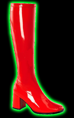 Womens Red GOGO Boot