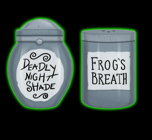 Nightmare Before Christmas Potions Ceramic Salt & Pepper Shaker