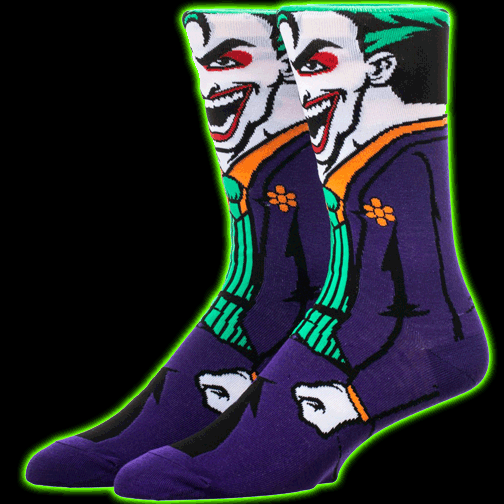 The Joker Knitted Mens Crew Socks