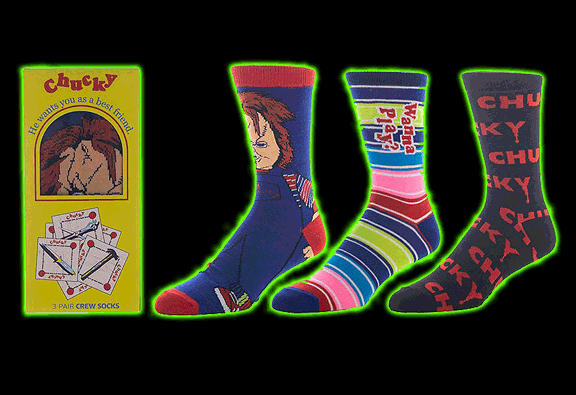 Chucky Boxed 3 Pack Crew Socks
