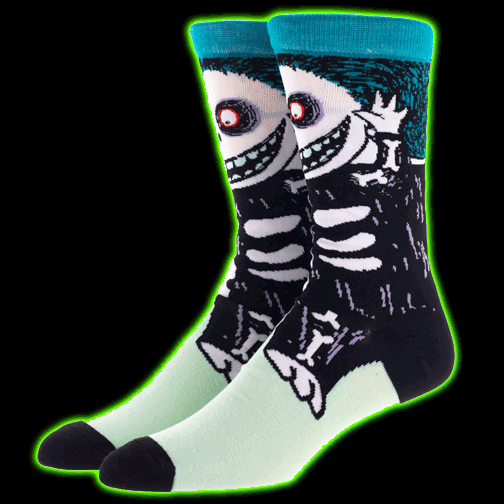Nightmare Before Christmas Barrel Character Crew Sock