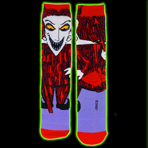 Nightmare Before Christmas Lock Character Crew Sock