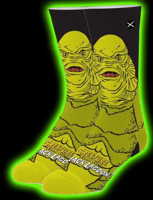 Creature from the Black Lagoon Mens Socks