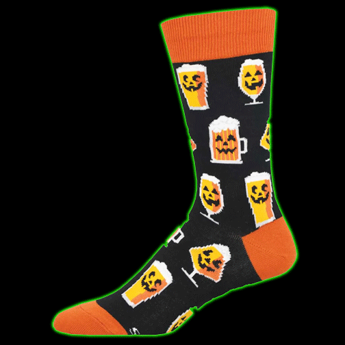 PUMPKIN BEER MENS SOCKS