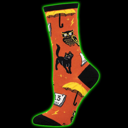 FEELING SUPERSTITIOUS WOMENS SOCKS