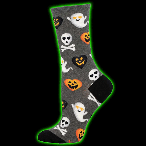 I HEART SPOOKY SEASON WOMENS SOCKS