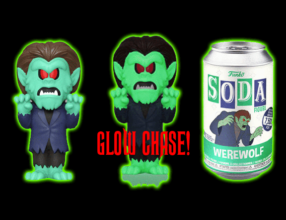 Vinyl SODA:Scooby Doo- Werewolf with potential Chase (Glow)