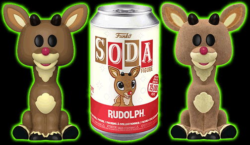 Vinyl SODA: Rudolph- Rudolph w/Flocked Chase
