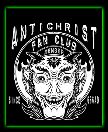 Antichrist Fan Club Sticker