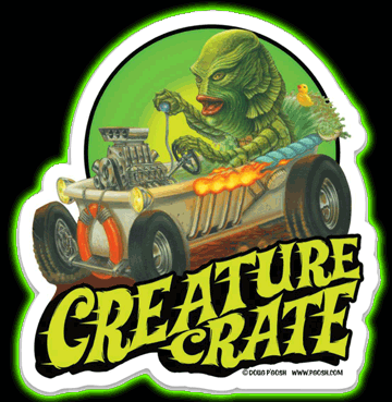 The Creature Crate Vinyl Sticker