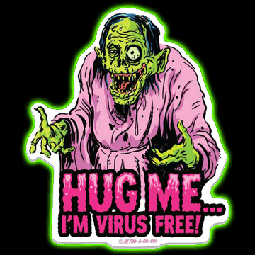 Hug Me Vinyl Sticker