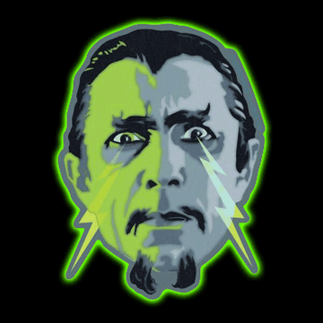 Bela Lugosi in White Zombie Vinyl Sticker