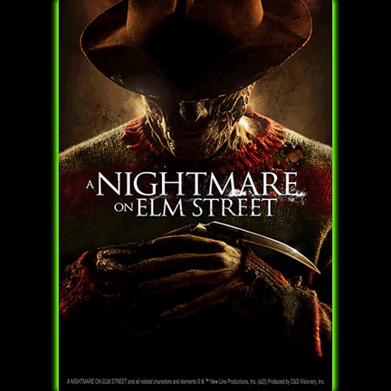 A Nightmare on Elm St Movie Poster Sticker
