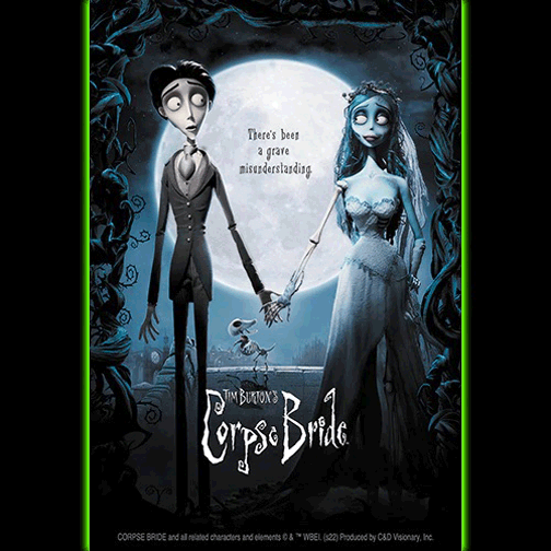 Corpse Bride Movie Poster Sticker