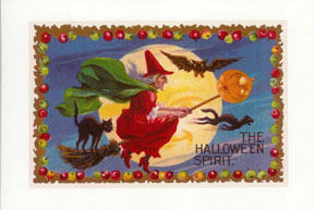 Halloween Spirit vintage style Halloween card - HW-102