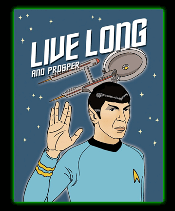 Live Long Prosper Birthday Card