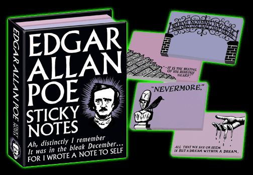Edgar Allan Poe Sticky Notes