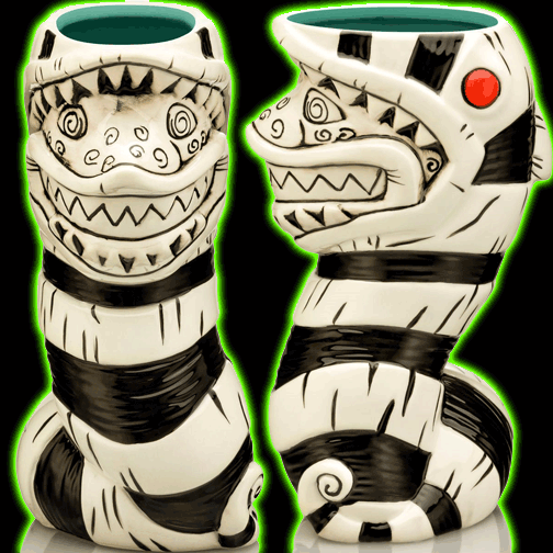 Beetlejuice Sandworm Tiki Mug