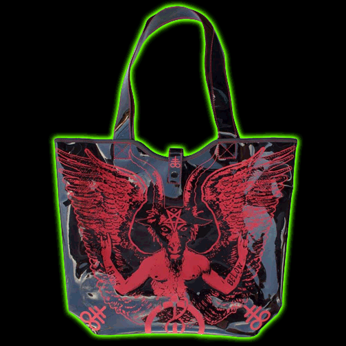 Baphomet Satanic PVC Beach Tote