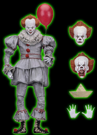 IT: Ultimate 2017 Pennywise 7 Scale Action Figure
