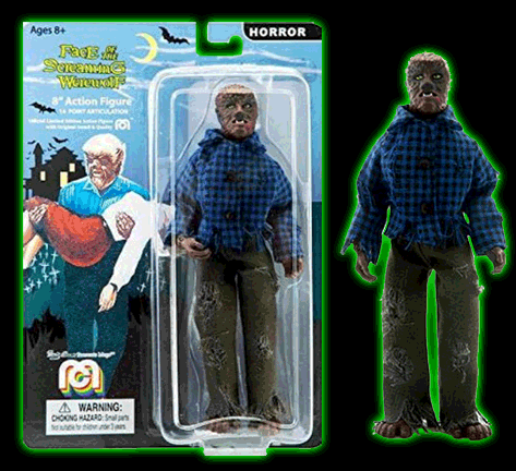 Mego Horror The Face Of The Screaming Werewolf 8/" Action Figure