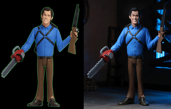 Toony Terrors Ash Evil Dead figure